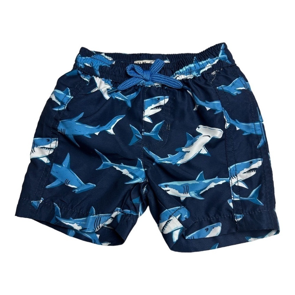 Hatley Shark Swim Shorts Size 3-6 Months